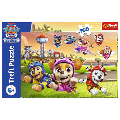 PUZZLE TREFL 160 PATRULA CATELUSILOR ECHIPA DE SALVARE AERIANA, TREFL 160P