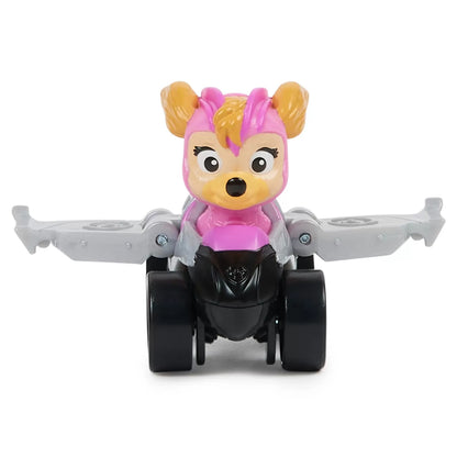 PATRULA CATELUSILOR PUP SQUAD RACERS VEHICUL METALIC SKYE SCARA 1:55, PATRULA CATELUSILOR