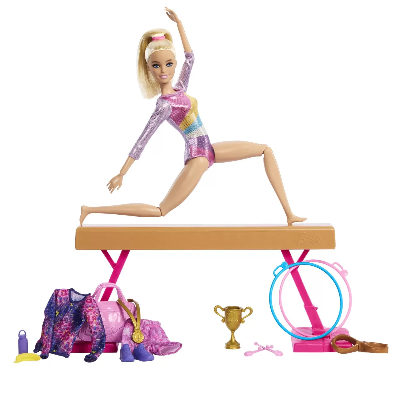 BARBIE PAPUSA BARBIE YOU CAN BE GIMNASTA BLONDA, BARBIE - I CAN BE