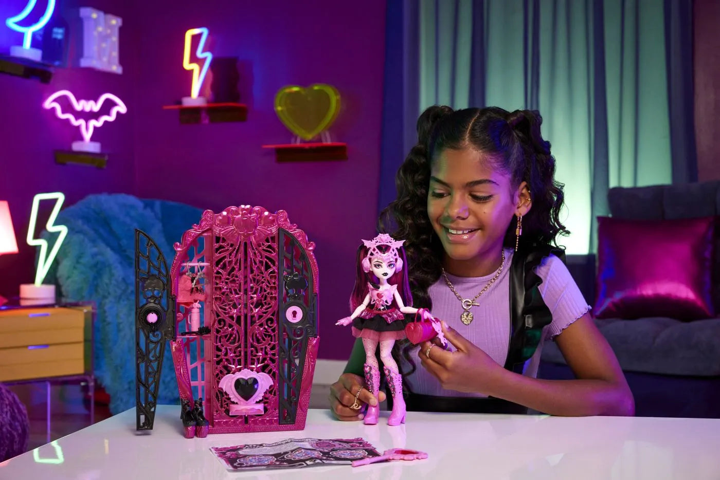 MONSTER HIGH SKULLTIMATE SECRETS PAPUSA DRACULAURA, MONSTER HIGH