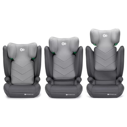 SCAUN AUTO KINDERKRAFT I-SPARK, I-SIZE 100-150 CM, GREY, KINDERKRAFT