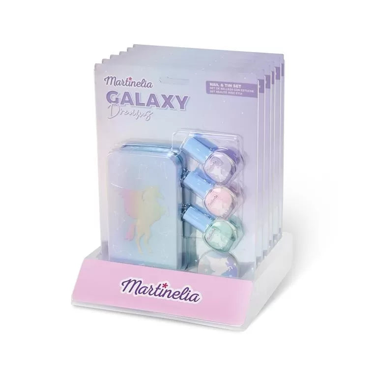 MARTINELIA GALAXY DREAMS SET 3 LACURI DE UNGHII SI CUTIE DE DEPOZITARE, GALAXY DREAMS