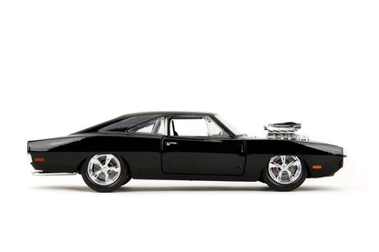 JADA FAST AND FURIOUS SET FIGURINA DOM SI MASINUTA METALICA DODGE CHARGER 1970 SCARA 1 LA 24, JADATOYS - FAST AND FURIOUS