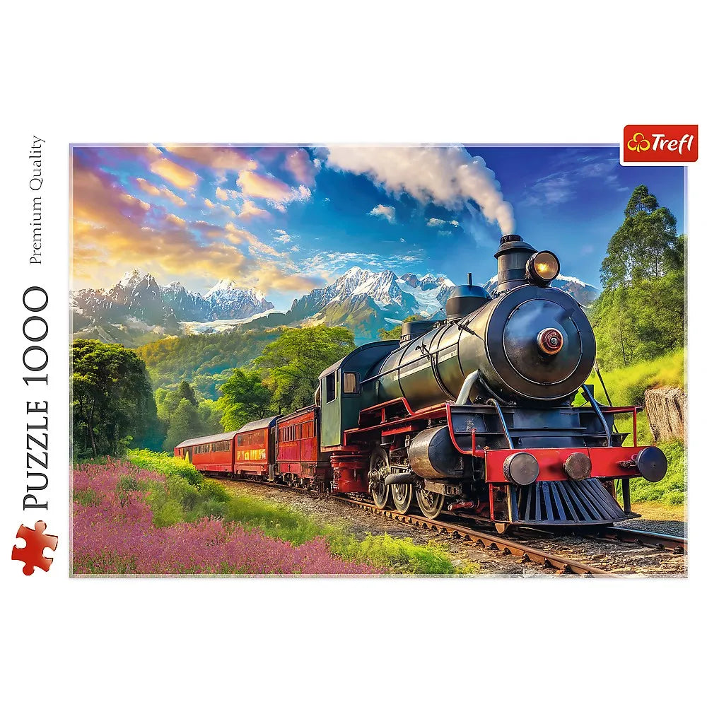 PUZZLE TREFL 1000 CALATORIE CU TRENUL, TREFL 1000P