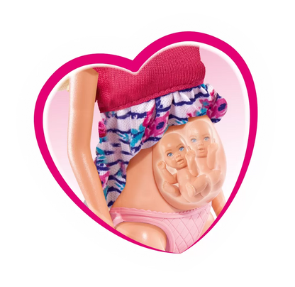 PAPUSA STEFFI CU GEMENI SI ACCESORII, STEFFI LOVE