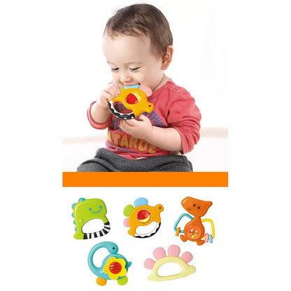 SET 5 ZORNAITORI DINOZAURI MULTICOLORI, HOLA