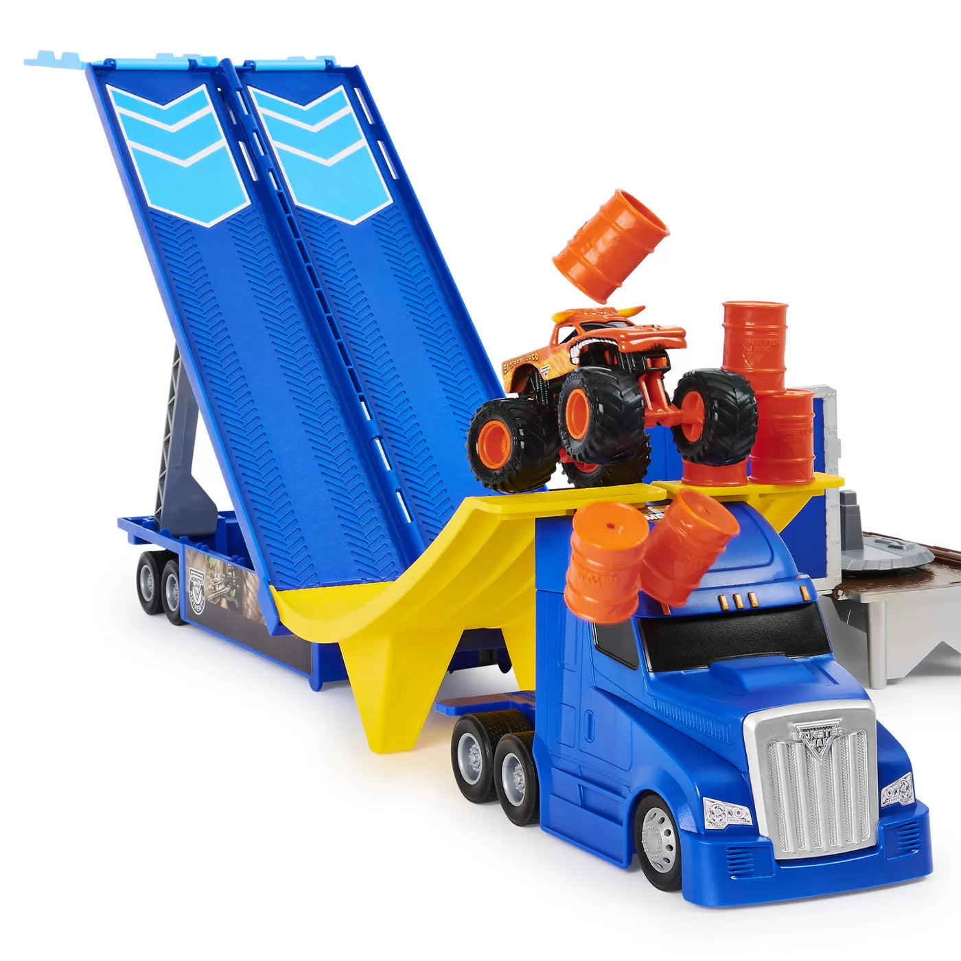 MONSTER JAM SET DE JOACA CAMIONUL CONVERTIBIL IN ARENA, MONSTER JAM