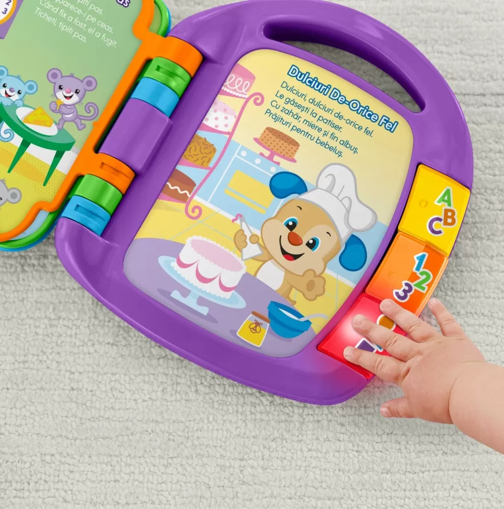 FISHER PRICE CARTEA DE POVESTI IN LIMBA ROMANA, FISHER PRICE - RADE SI INVATA