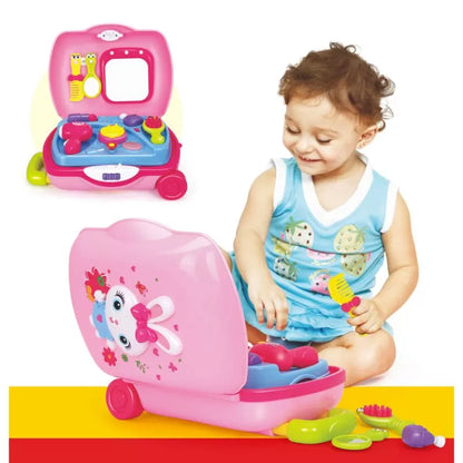 TROLER CU SET COAFURA SI ACCESORII FRUMUSETE, HOLA
