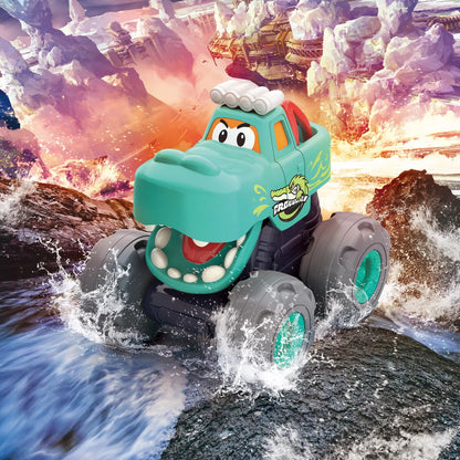 MASINUTA BEBE MONSTER TRUCK CROCODILUL, HOLA