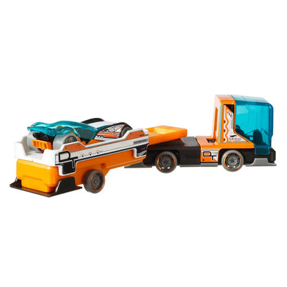 SET CAMION SI MASINA SPORT HOT WHEELS DISTRICT TRANSPORT, HOT WHEELS - VEHICULE