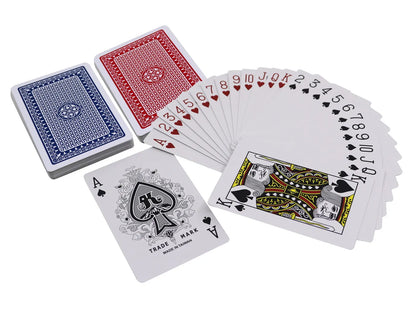SET 2 PACHETE CARTI ROYAL CANASTA POKER DIN PLASTIC, ACCESORII
