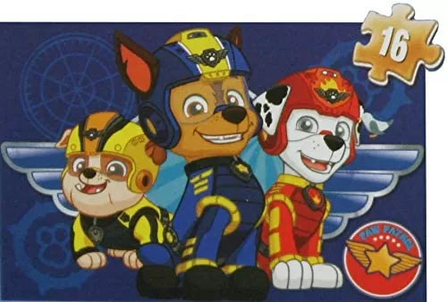 PATRULA CATELUSILOR PUZZLE 4IN1 DIN LEMN, PATRULA CATELUSILOR