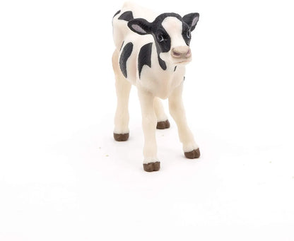 PAPO FIGURINA VITEL ALB CU NEGRU, PRIETENII DE LA FERMA