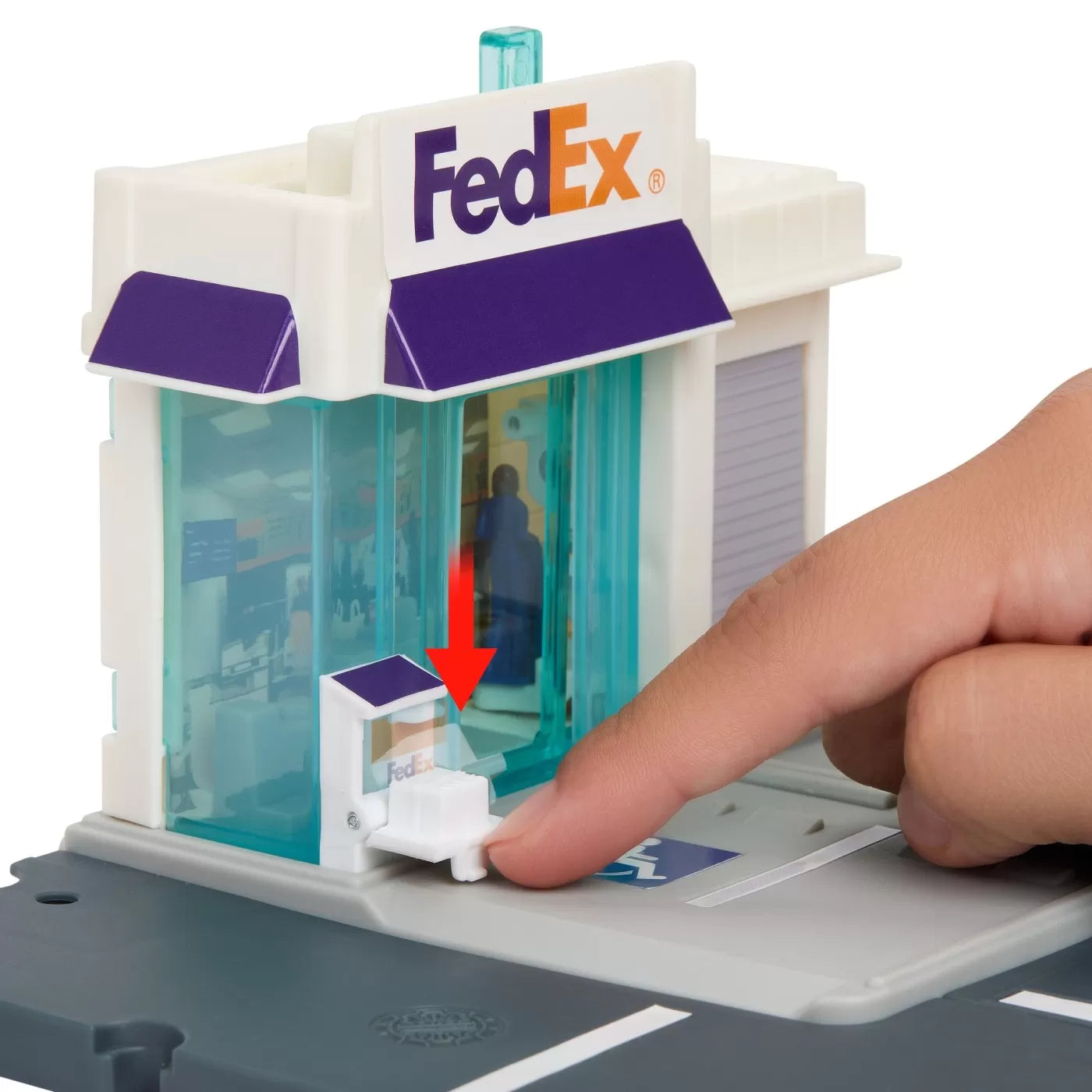 MATCHBOX SET ACTION DRIVERS CENTRUL DE COLETE FEDEX, MATCHBOX