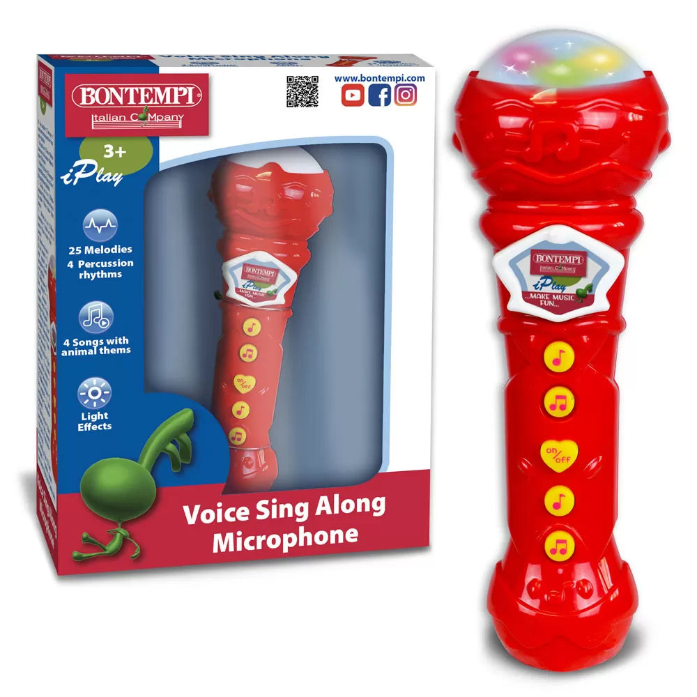 BONTEMPI MICROFON KARAOKE CU EFECTE LUMINOASE, BONTEMPI
