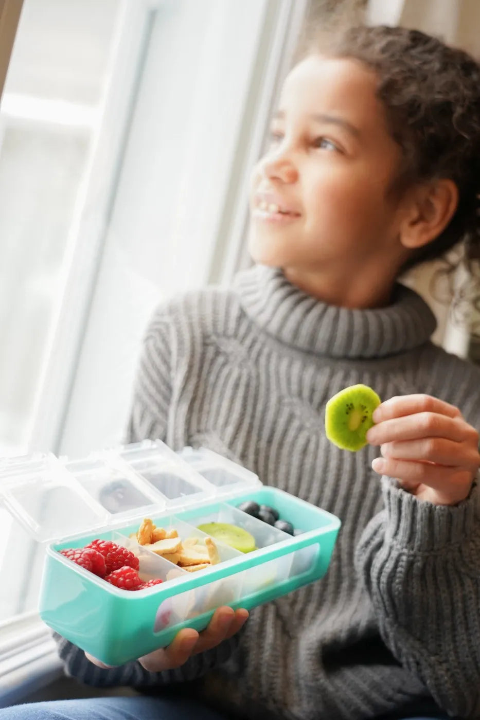 CUTIE SNACK 4 COMPARTIMENTE, MELII, BLUE, MELII