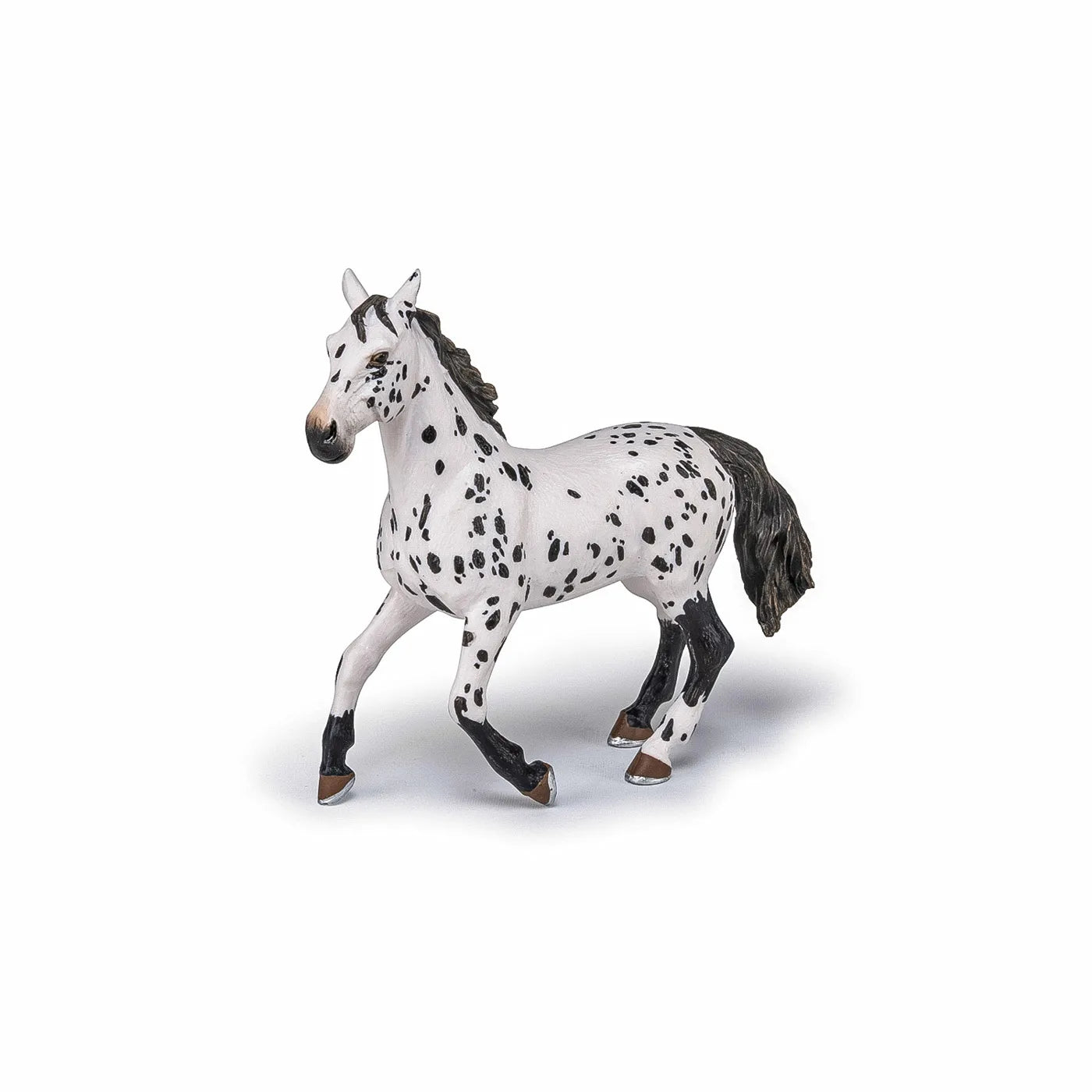 PAPO FIGURINA IAPA APPALOOSA NEAGRA, RASE DE CAI SI PONEI