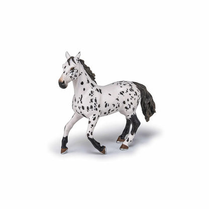 PAPO FIGURINA IAPA APPALOOSA NEAGRA, RASE DE CAI SI PONEI