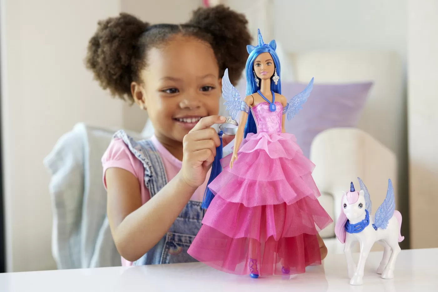 BARBIE PAPUSA BARBIE CU UNICORN, BARBIE - DREAMTOPIA