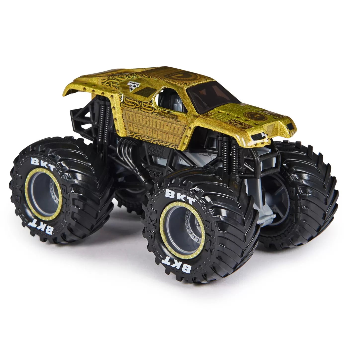 MONSTER JAM MASINUTA METALICA MAXIMUM DESTRUCTION SCARA 1 LA 64, MONSTER JAM