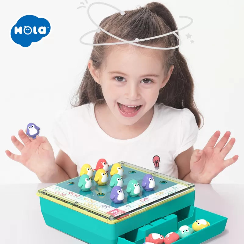 JOC INTERACTIV PUZZLE PINGUINI, HOLA