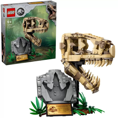LEGO JURASSIC WORLD FOSILE DE DINOZAUR CRANIU DE TREX 76964, LEGO JURASSIC WORLD