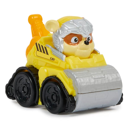 PATRULA CATELUSILOR PUP SQUAD RACERS VEHICUL METALIC RUBBLE SCARA 1:55, PATRULA CATELUSILOR