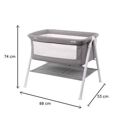 PATUT CO-SLEEPER, HILLARY, GREY, NANIA