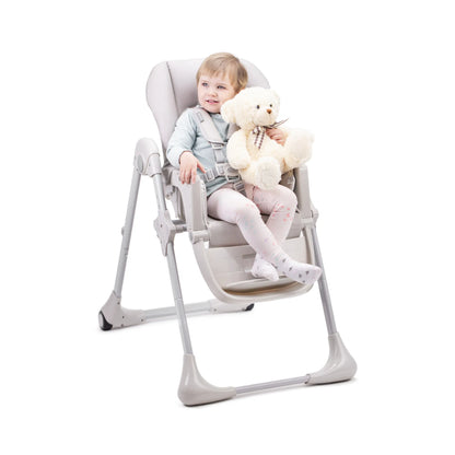 SCAUN DE MASA KINDERKRAFT YUMMY PLIABIL, GREY, KINDERKRAFT