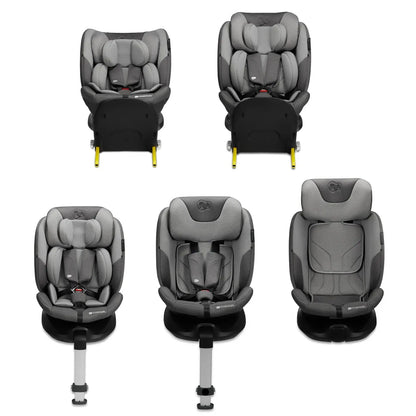 SCAUN AUTO KINDERKRAFT I-FIX, I-SIZE 40-150 CM, COOL GREY, KINDERKRAFT