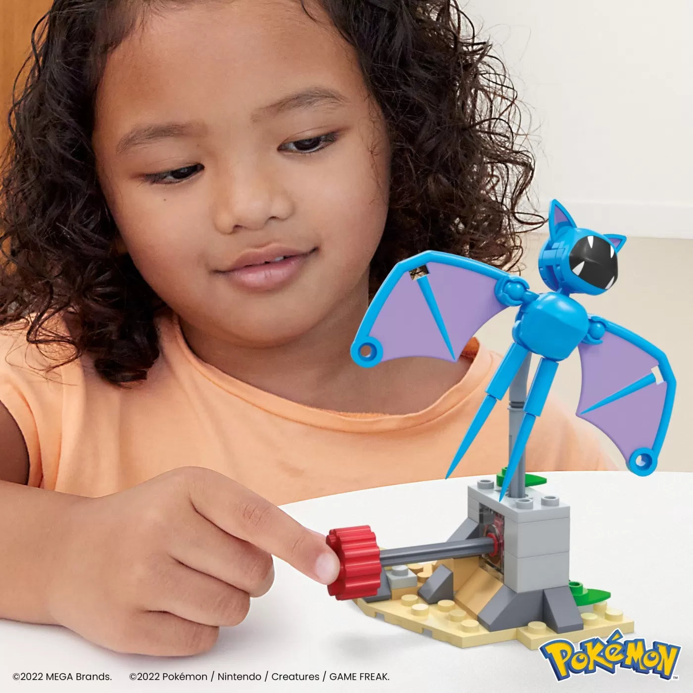 POKEMON MEGA SET DE CONSTRUCTIE ZBORUL DE NOAPTE AL ZUBAT, POKEMON