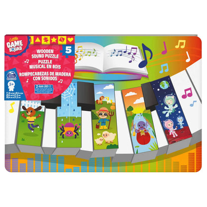 PUZZLE DIN LEMN IN FORMA DE PIAN CU SUNETE, JOCURI