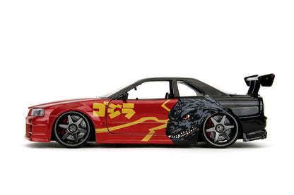 JADA GODZILLA MASINUTA METALICA NISSAN SKYLINE GTR SCARA 1 LA 24, JADATOYS