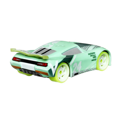 CARS GLOW RACERS MASINUTA METALICA CHASE RACELOTT 1:55, CARS - MASINI