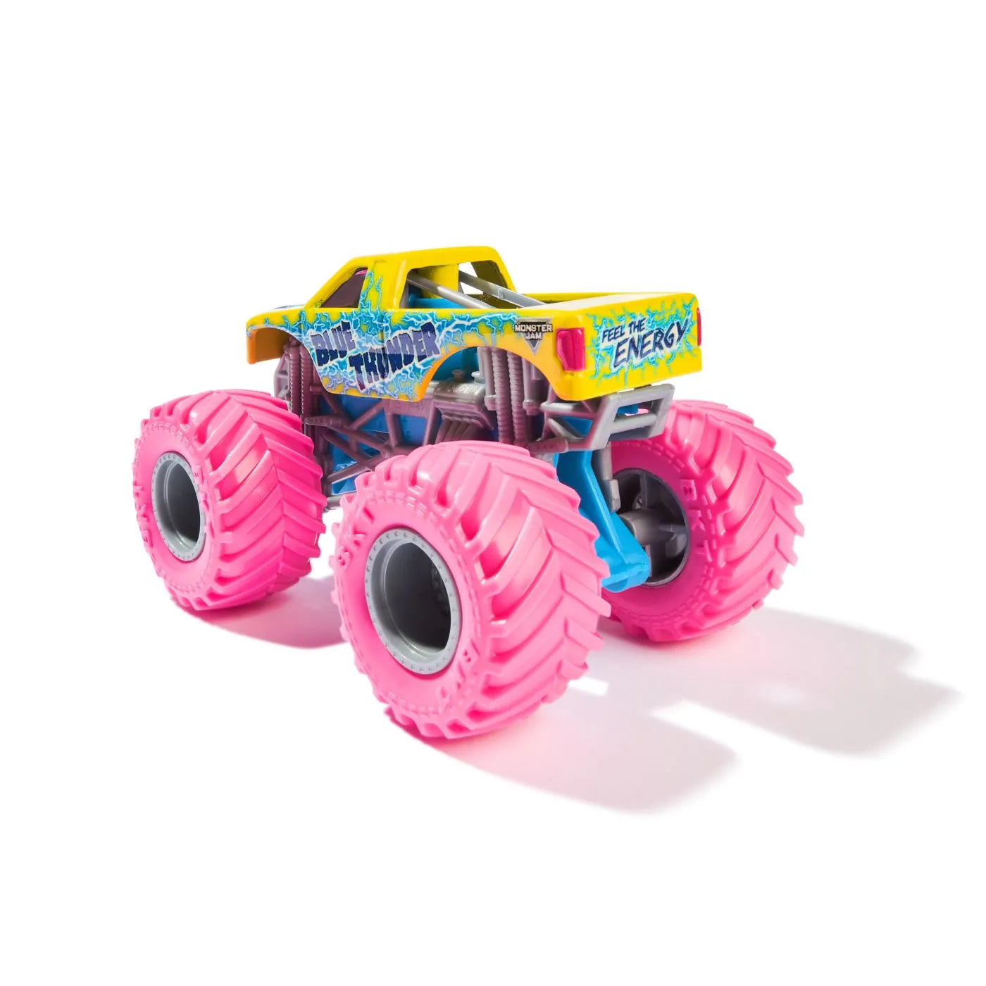 MONSTER JAM MASINUTA METALICA BLUE THUNDER SCARA 1 LA 64, MONSTER JAM