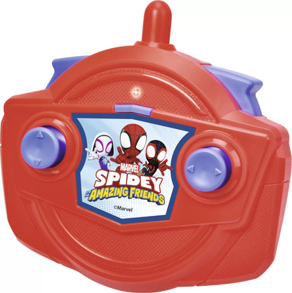 SPIDEY PRIETENII EXTRAORDINARI MASINUTA CU TELECOMANDA WEB RACER SCARA 1:18 , JADATOYS