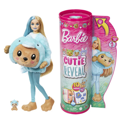 BARBIE PAPUSA BARBIE CUTIE REVEAL DELFIN URS, BARBIE - DREAMTOPIA