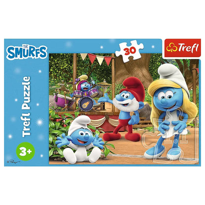 PUZZLE TREFL 30 STRUMFII STRUMFITA SI STRUMFII, TREFL 30P