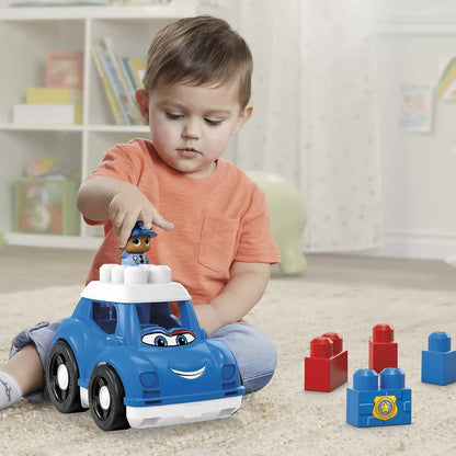 MEGA BLOKS FIRST BUILDERS VEHICUL PETER POLICE, MEGA BLOKS