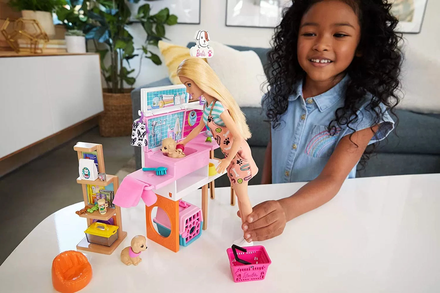 BARBIE SET DE JOACA MAGAZIN ACCESORII ANIMALUTE, BARBIE - ESTATE