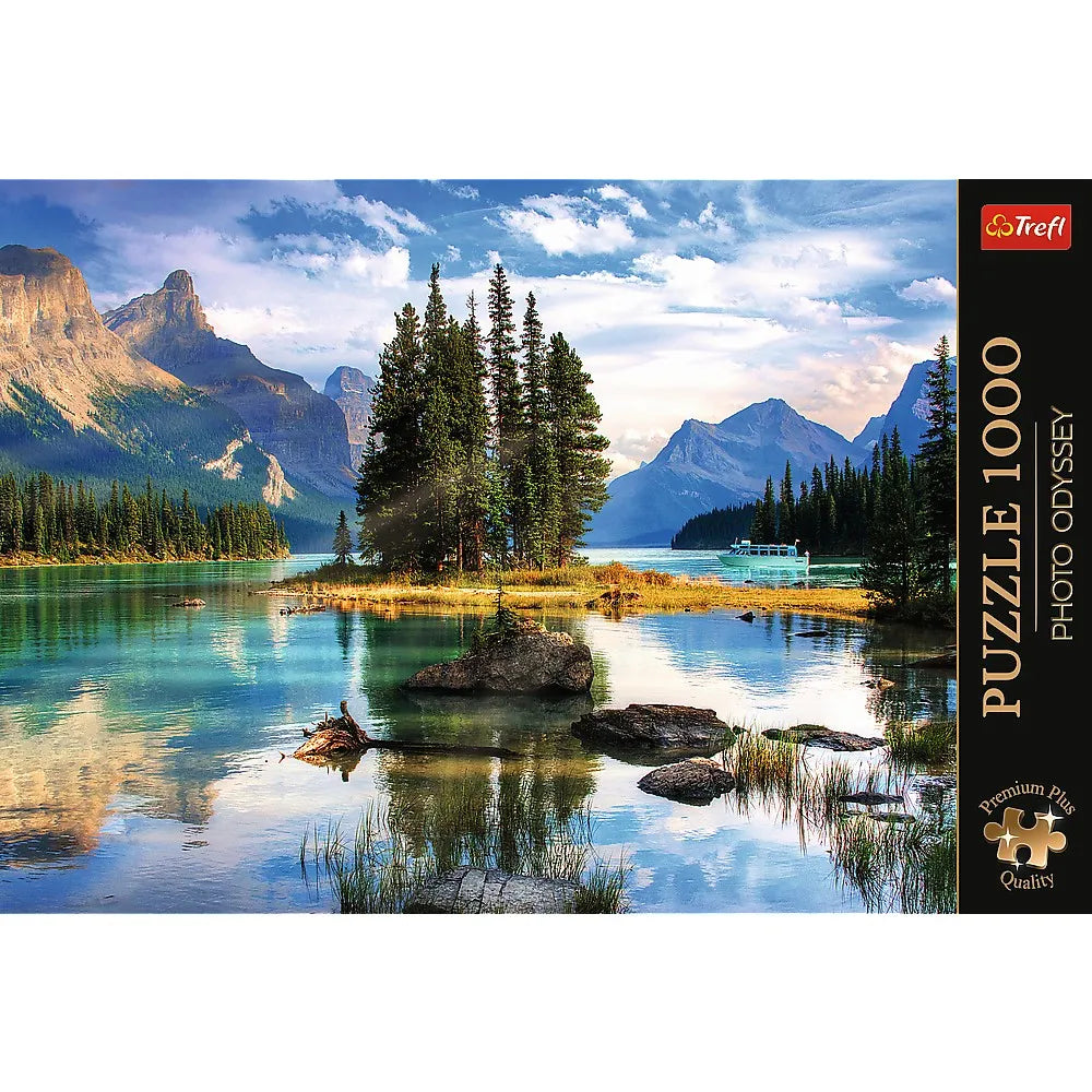 PUZZLE TREFL 1000 PREMIUM PLUS PHOTO ODYSSEY INSULA SPIRITULUI CANADA, TREFL 1000P