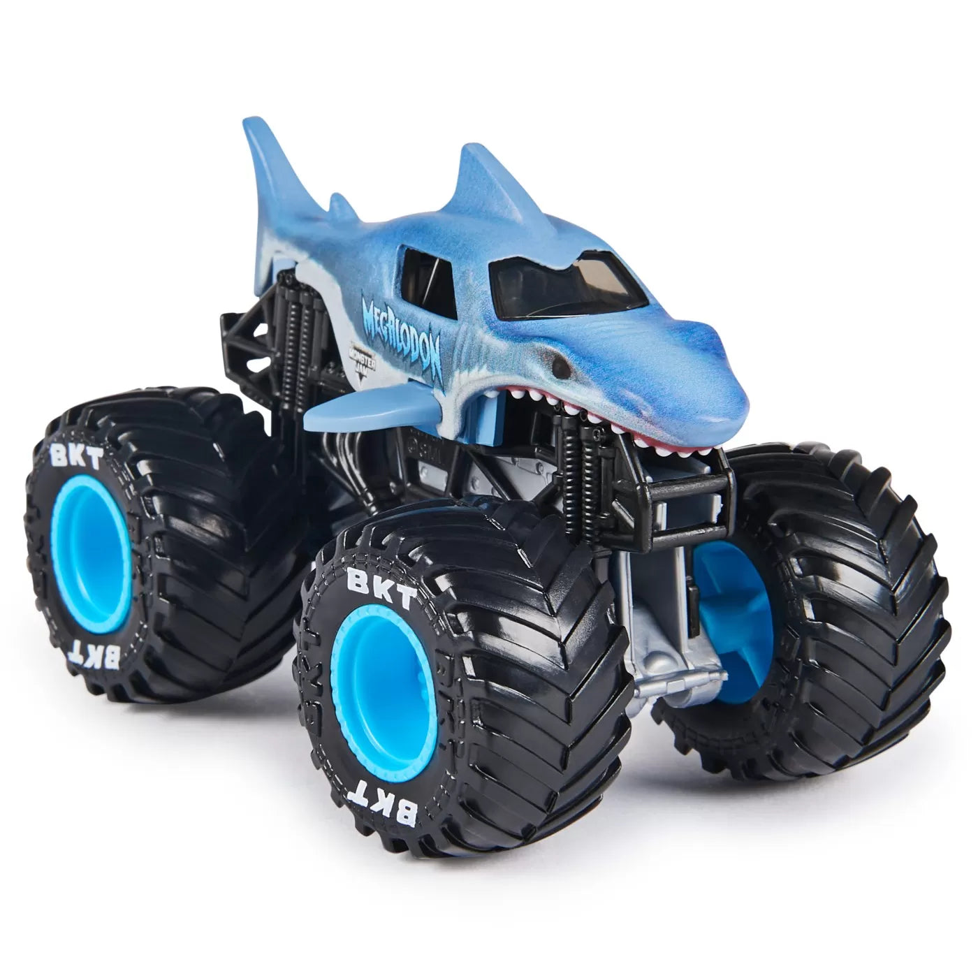 MONSTER JAM MASINUTA METALICA MEGALODON SCARA 1 LA 64, MONSTER JAM