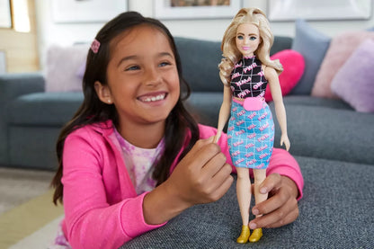 PAPUSA BARBIE FASHIONISTA BLONDA, BARBIE - FASHIONISTAS