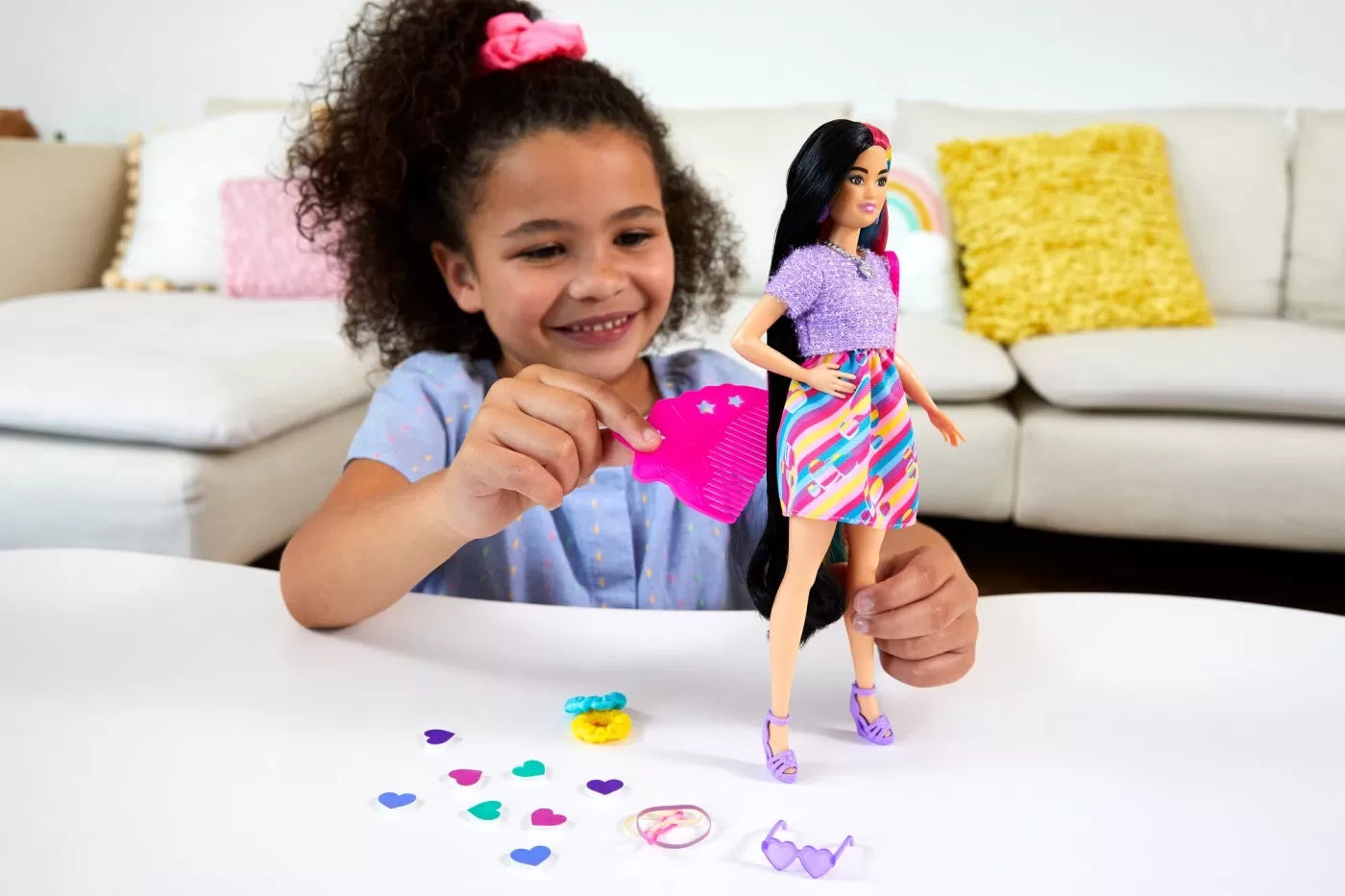 BARBIE TOTALLY HAIR PAPUSA BARBIE BRUNETA, BARBIE - TOTALLY HAIR