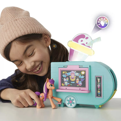 MY LITTLE PONY RULOTA DE SMOOTHIE A LUI SUNNY STARSCOUT, MY LITTLE PONY