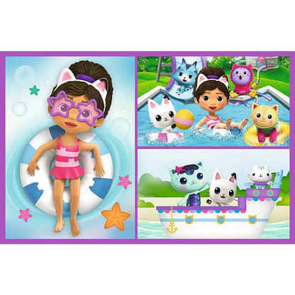 PUZZLE TREFL 2X70 GABBYS DOLLHOUSE AVENTURILE LUI GABBY, TREFL 2X70