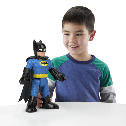 FISHER PRICE IMAGINEXT DC SUPER FRIENDS FIGURINA BATMAN XL CU COSTUM ALBASTRU, FISHER PRICE - DC SUPER FRIENDS