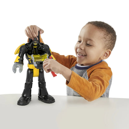 FISHER PRICE IMAGINEXT DC SUPER FRIENDS SET FIGURINA BATMAN SI COSTUM EXO CU LUMINI SI SUNETE, FISHER PRICE