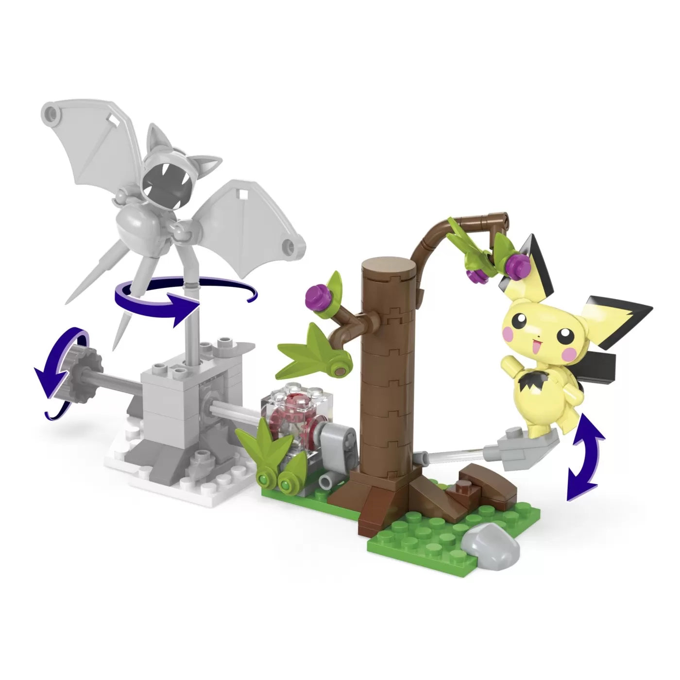 POKEMON MEGA SET DE CONSTRUCTIE FORAJELE FORESTIERE ALE LUI PICHU, POKEMON
